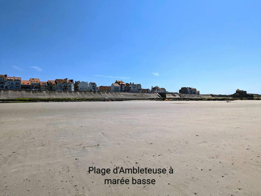 Duplex Au Calme Avec Vue Sur Les Dunes Et La Mer Ambleteuse Bagian luar foto